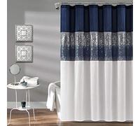 (TG. 72 Inches x 72 Inches) Lush Decor Tenda da doccia Night Sky, in poliestere,