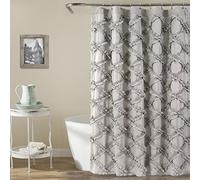 (TG. 72 Inches x 72 Inches) Lush Decor Tenda Doccia, Grigio, 182,9 x 182,9 cm -