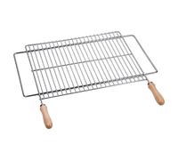 (TG. 73.50x62.50x3.00 cm) Sauvic 02726-Griglia per Barbecue, Estensibile 72-82 x
