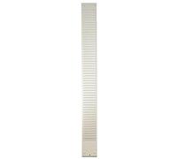 (TG. 730 x 95 x 10 mm) NOBO Bande per schede a T - 32 fessure - Grigio - 1900394