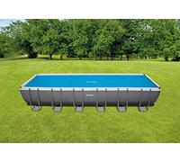 (TG. 732x366 cm) Intex 29027 Telo Termico Rettangolare, Blu, 732 x 366 cm - NUOV