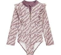 (TG. 74-80) Playshoes Schwimmanzug Costume Intero, Viola Manica Lunga, 74/80 cm