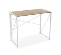 (TG. 74 x 45 x 90 cm) VERSA Jack Scrivania per Computer e Scrittoio Salvaspazio,