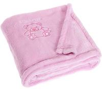 (TG. 75 x 100 cm) Playshoes Coperta in Pile, Rosa, Bambino, 75 x 100 cm - NUOVO