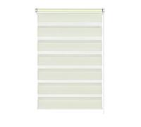 (TG. 75 x 150 cm) GARDINIA Doppia tenda a rullo con morsetto di fissaggio o ades