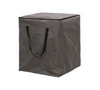 (TG. 75 x 75 x 90 cm) Perel Garden oclcb Custodia per Cuscino Lounge, Nero, 75 x