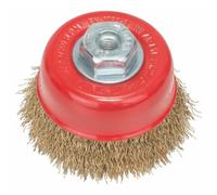(TG. 75mm) Cepillo_Vaso Clean Metal Latón: 75 x 0,3mm M10 - NUOVO