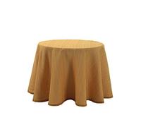 (TG. 75x100x1 cm) Martina Home Ribera Tovaglia per Tavolo Redonda de 100 Dorato
