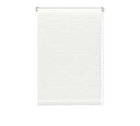 (TG. 75x150) Gardinia EASYFIX Rollo Dekor 101 Streifen weiß/weiß 75 x 150 cm -