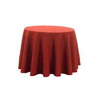 (TG. 75x80x1 cm) Martina Home Ribera Tovaglia per Tavolo Redonda de 80 Rosso - N