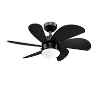 (TG. 76 cm) Westinghouse Lighting Turbo Swirl Lampadario Ventilatore, Finitura i