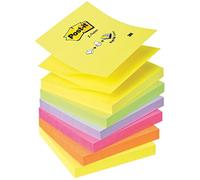 (TG. 76 mm x 76 mm) Post-it Z-Notes Ricarica Foglietti Adesivi Colorati per Disp