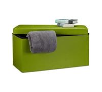 (TG. 76 x 38 x 38 cm) Relaxdays 10019044_53 Pouf Pieghevole, Panca con Contenito