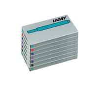 (TG. 7er Set_1,25 ml/5 Stück) LAMY T10, set di 7 cartucce d'inchiostro con gran