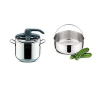 (TG. 7L) Lagostina Irradial Control Lagoeasy'Up Pentola A Pressione, 7 L, Acciai