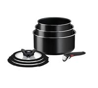 (TG. 7pc Set) Tefal Set di padelle Ingenio Easy ON Try-Me, 7 pezzi, impilabili,