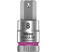 (TG. 8, 0 x 28 mm) 8740 A HF Zyklop Bussole a inserto con attacco da 1/4" con ri