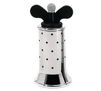 (TG. 8.5 x 6.5 x 11.7 cm) Alessi 9098 B Macinapepe di Design con Alette, Acciaio