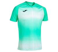 (TG. 8-9 anni) Joma Maglia a Manica Corta Uomo Tiger V Verde Bianco - NUOVO