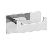 (TG. 8,9 x 4,4 x 5,4 cm) Wenko Turbo-Loc - Gancio da parete Duo Genova Shine, de