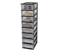 (TG. 8 cassetti di 7 L) Iris Ohyama, torre di stoccaggio 8 cassetti - Organizer