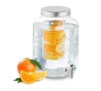(TG. 8 Litri) Relaxdays Dispenser per Bevande con Rubinetto, 8 Litri, Contenitor