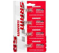 (TG. 8 marce) CONECTOR CADENA SRAM POWERLOCK 8V PLATA (4 UDS) - NUOVO