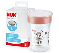 (TG. 8 Mesi (Confezione da 1)) NUK Magic Cup bicchiere antigoccia | Bordo anti-r