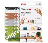 (TG. 8-pack) Colla modellabile Sugru di tesa, adesivo forte per tutti gli usi, c