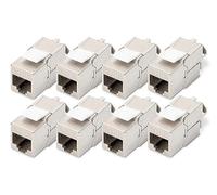 (TG. 8 pezzi) DIGITUS Modulo Keystone Cat-6A schermato - 8 pezzi - Jack RJ45 - 5