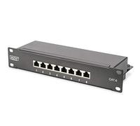(TG. 8-Port) DIGITUS LSA Patch-Panel Cat-6 - 8 porte - 10 pollici Rack - 1 U - S