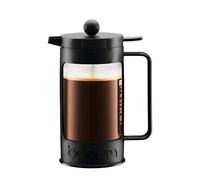 (TG. 8 tazzes) Bodum - Caffettiera Bean da 0,35 litri, per 3 tazze, Vetro, Nero