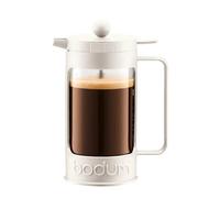 (TG. 8 tazzes) Bodum - Caffettiera Bean da 0,35 litri, per 3 tazze, Vetro, Off B