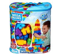 (TG. 80 Pezzi) MEGA-Big Building Bag bloks Sacca Ecologica, 80 Pezzi, Blocchi da