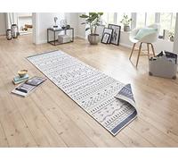 (TG. 80 x 250 cm (Rettangolare)) bougari Tappeto, Blau Creme, 80 x 250 cm - NUOV