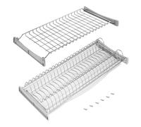 (TG. 800) Emuca - Scolapiatti Suprastar per modulo, 800mm, Verniciato alluminio,