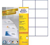 Avery Zweckform Universal Labels 105 x 74 mm for All A4 Printing 800 Etiketten