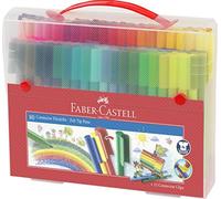 (TG. 80er + 60er Buntstifte + A4 Block) Faber-Castell 155579 Valigetta, 80 Penna