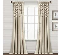 (TG. 84 in x 52 in (L x W)) Lush Decor Tenda per finestra con nappe in stile boh
