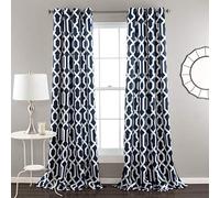 (TG. 84 x 132.1 cm) Lush Decor Edward Room Darkening Window Curtain Panel, 84 x