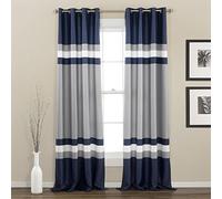 (TG. 84 x 52) Lush Decor Alexander Window Curtain Panel (Set of 2), 213,4 x 132,