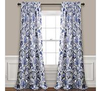 (TG. 84 x 52) Lush Decor Cynthia Jacobean Room - Set di tende oscuranti per fine