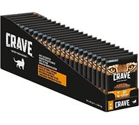 (TG. 85 g (Confezione da 24)) Crave - Cibo umido per gatti adulti con pollo e ta