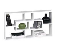 (TG. 85 x 16 x 47.5 cm) 13Casa Liberty Libreria a Muro, Legno, Bianco, 85 x 16 x