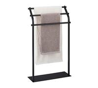 (TG. 86 x 51 x 19 cm) Relaxdays Piantana Porta Asciugamani da Terra, 3 Bracci, H