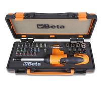 (TG. 860/C38P) Beta Tools 8600878 Cassette 37PZ BUSSOLE + Inserti 1/4 /C38, 860/
