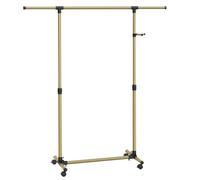 (TG. （87-150）x 44 x（97-165）cm) SONGMICS Stand Appendiabiti con Ruote, At