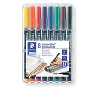 (TG. 8er Etui) Staedtler 135111 Pennarello, Confezione da 8 Pezzi - NUOVO