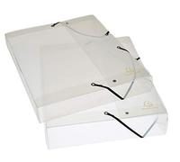 (TG. 8er Pack) Boite de classement exabox dos 60mm polypropylene crystal - NUOVO