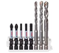 (TG. 8pcs.| HEX-9 Ceramic Ø5/6/8mm |PH2,PZ2,T) Bosch Professional 8 pz. di Bit